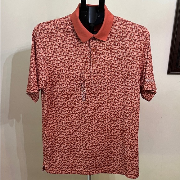 NWT Walter Hagen Men's P11 Dogwood Ditzy Polo Shirt - Picture 1 of 9
